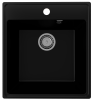 Кухонная мойка Ulgran Quartz Forte 460-07 46х50 цвет черный