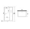 Душевая кабина Niagara Standart ST120/90/15Q/BK 120х90 прямоугольная без крыши ориентация универсальная
