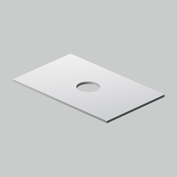 Столешница Am.Pm Func M8FST0800WM 80х50 накладная цвет белый