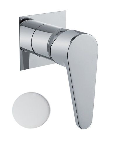 Смеситель для ванны и душа Fiore 88BB7515 настенный белый - фото 2