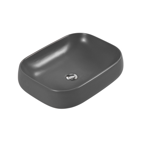 Раковина Aquatek 56 см AQ5526-MG накладная цвет серый матовый - фото 2