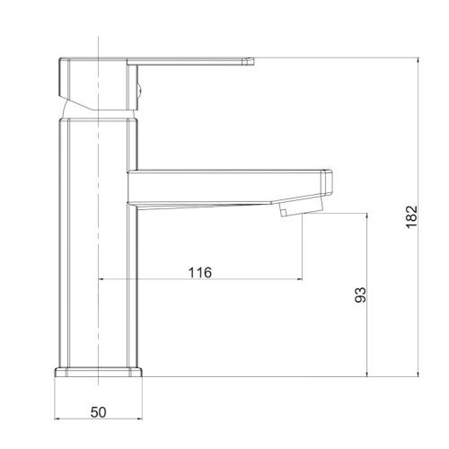 Смеситель Voda Iceberg IC26 на раковину хром - фото 3
