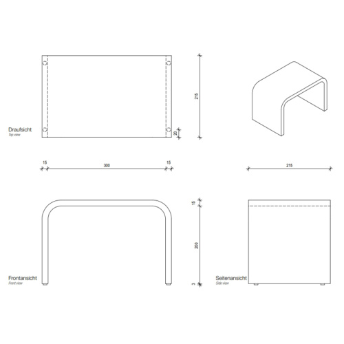 Подставка Decor Walther Stone 974350 - фото 2