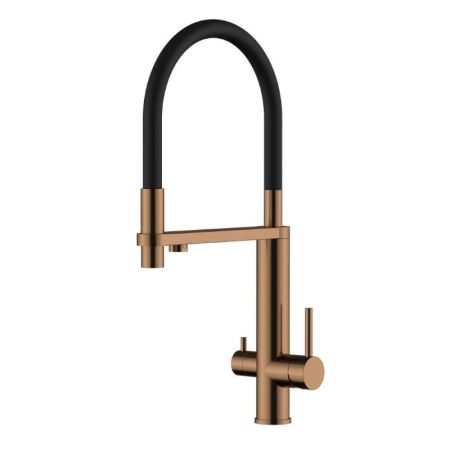 Смеситель для кухни Knotlor Infinity SS-15/RB на мойку бронза