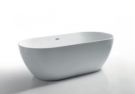 Ванна акриловая Vagnerplast Marbella KRBV169MAR7X-64 170х80 отдельностоящая овальная без каркаса