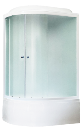 Душевая кабина Royal Bath BK RB8120BK5-WC-R 120х80 асимметричная с крышей ориентация правая