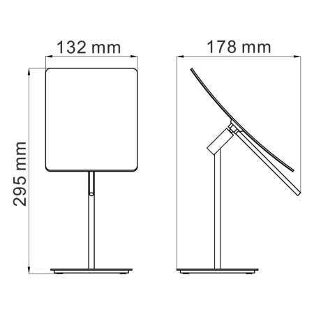 Зеркало косметическое WasserKRAFT 1006 Зеркало косметическое WasserKRAFT 1006