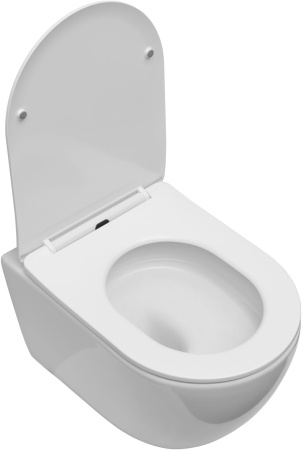 Унитаз подвесной Logan Tornado 00331867 белый с сиденьем микролифт смыв торнадо