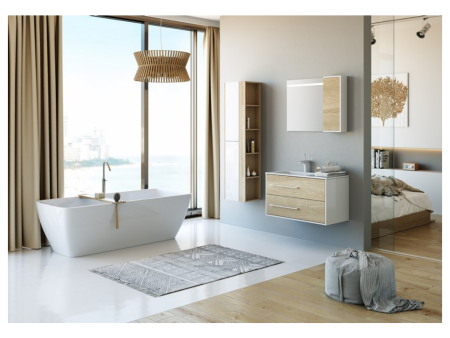 Зеркало в ванную Aqwella Y Mai.02.06 65х65 цвет белый