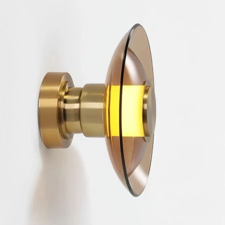 Светильник настенно-потолочный Delight Collection 8665W/S gold/amber