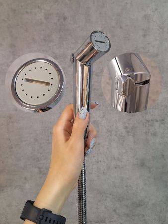 Гигиенический душ со смесителем AltroBagno Metropoli AltroBagnoMetropoli060109Cr хром