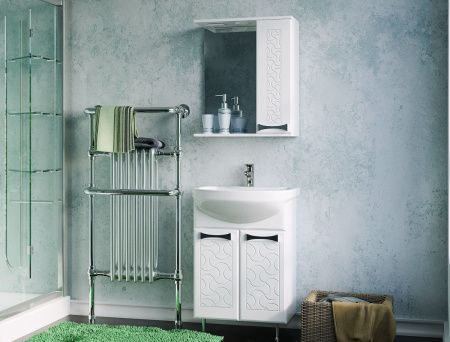 Зеркало-шкаф Stella Polar Ванда SP-00000199 60х70 подвесной цвет белый