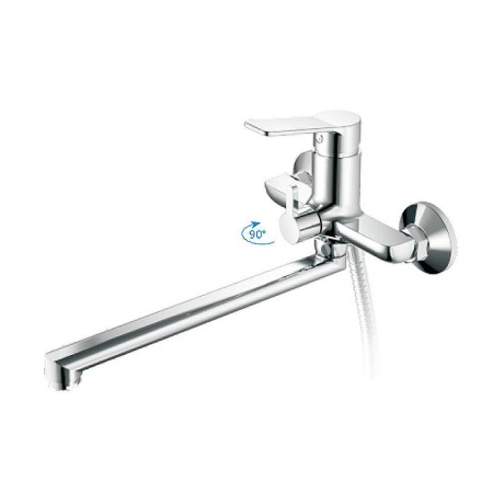 Cмеситель для ванны и душа Haiba HB22559 настенный хром