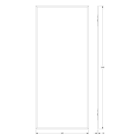 Зеркало Evoform Comfort BY 0948 60х140 подвесное