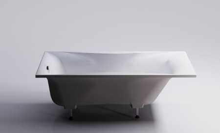 Ванна из литьевго мрамора Astra-Form Вега 01010002 170х70 пристенная прямоугольная с ножками