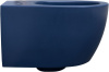 Чаша унитаза подвесная Allen Brau Fantasy 4.11004.ID цвет синий без сиденья безободковая каскадный смыв
