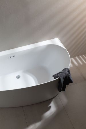 Ванна акриловая Allen Brau Priority 2.31005.21A 160х80 пристенная асимметричная с ножками