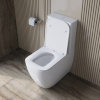 Унитаз напольный с бачком BelBagno LUCE BB2197CP-TOR/SC/BB2197T белый с сиденьем микролифт безободковый смыв торнадо