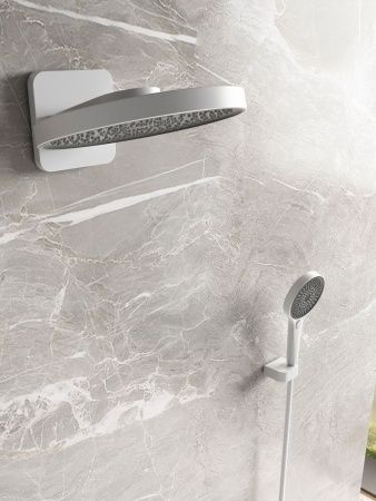 Душевая система Vincea VSFW-2F12TMW встраиваемая в стену цвет белый с термостатом