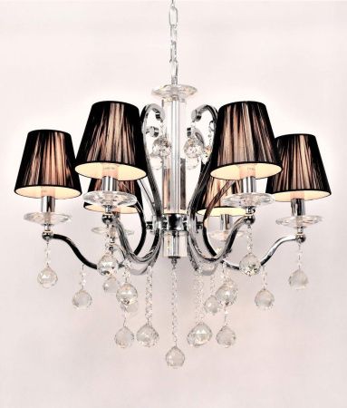 Люстра подвесная Lumina Deco Bellisica (Беллисица) LDP 8033-6 BK