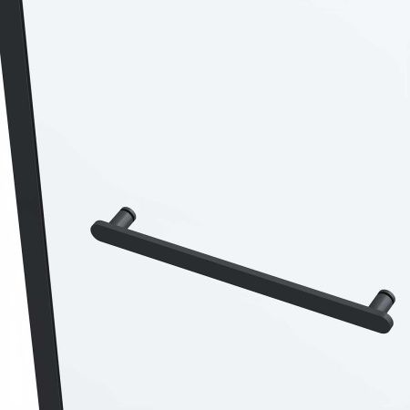 Душевой уголок Vincea Como Soft VSR-1CS1011CLB 110х100 стекло прозрачное профиль черный без поддона