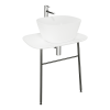 Консоль под раковину Vitra Plural 62561 70х50 напольная цвет белый