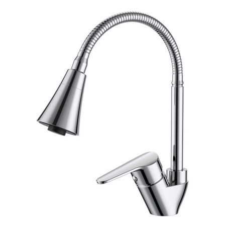 Смеситель для кухни Voda Breeze BZ519flex на мойку хром