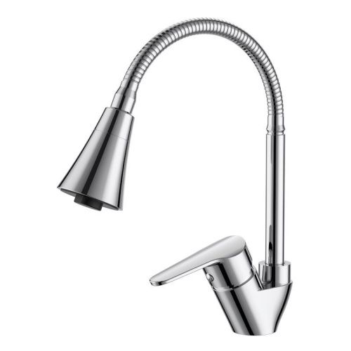 Смеситель для кухни Voda Breeze BZ519flex на мойку хром - фото 2