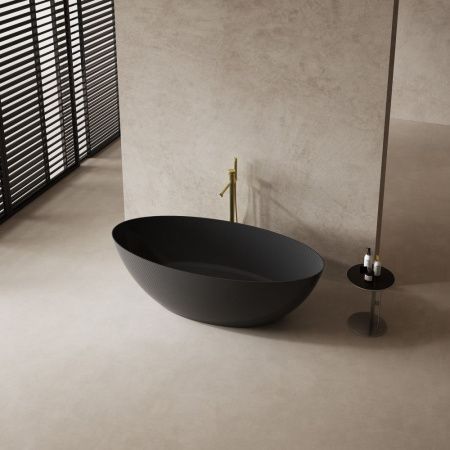 Ванна карбоновая Abber Karbon AK9002-1.8 180х85 отдельностоящая овальная