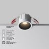 Светильник встраиваемый Maytoni Technical Alfa LED DL043-01-10W2.7K-RD-W
