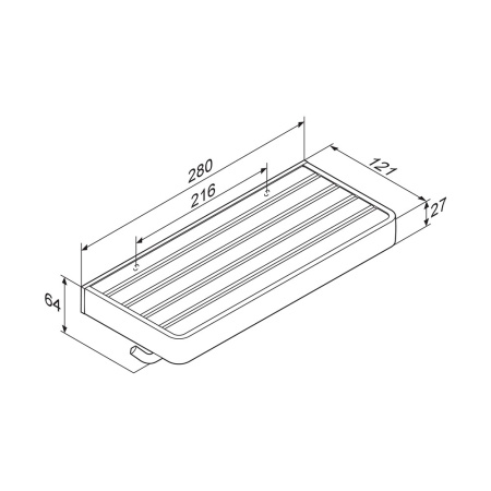 Бумагодержатель Damixa Jupiter DA77341900