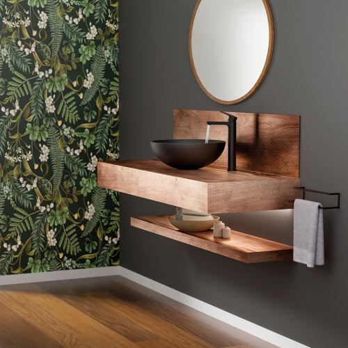 Смеситель Clever ROCKET 62074 на столешницу черный - фото 5