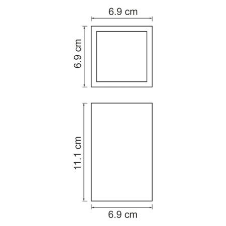 Стакан для зубных щеток WasserKRAFT 9128
