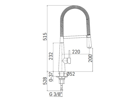 Смеситель для кухни Mamoli Programma Cucina 7240M0000001 на столешницу хром