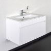 Тумба с раковиной Comforty Мадрид 00-00017865CF 80х50 подвесная цвет белый