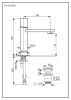 Смеситель Emmevi Gea 26003/CR на раковину хром