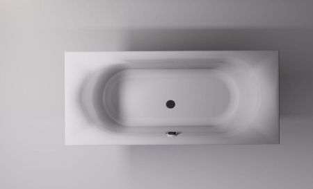 Ванна из литьевго мрамора Astra-Form Лира 01010020 170х75 пристенная прямоугольная с ножками