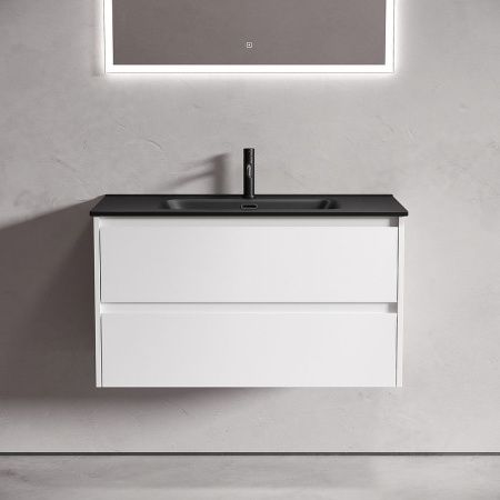 Тумба под раковину Sancos Libra LB90W 90х50 подвесная цвет белый