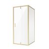 Душевой уголок Niagara Nova NG-43-9AG-A90G 90х90 стекло прозрачное профиль золото без поддона