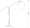 Настольная лампа Kutek Tadea (Тадеа) TAD-LG-1(P/A)