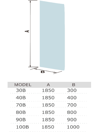 Душевая перегородка WeltWasser WW400 10000002942 80х185 стекло прозрачное профиль хром