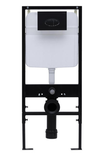 Клавиша смыва механическая Logan Oval 00297676 цвет черный матовый - фото 3