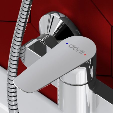 Смеситель для душа Dorff Prime New D4010200 настенный хром