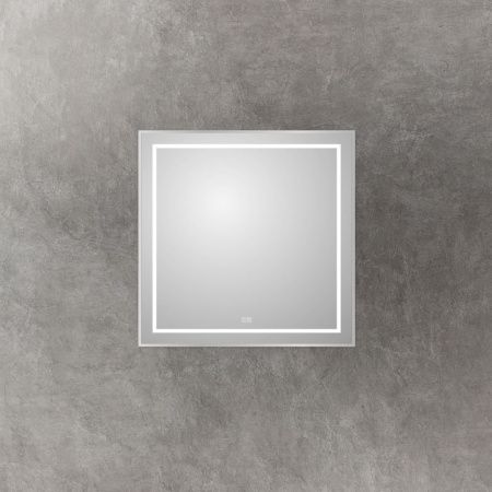 Зеркало с подсветкой и антизапотеванием BelBagno Kraft SPC-KRAFT-800-800-LED-TCH-WARM 80х80 подвесное