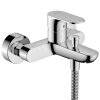 Смеситель для ванны и душа Hansgrohe Rebris 72443000 настенный хром