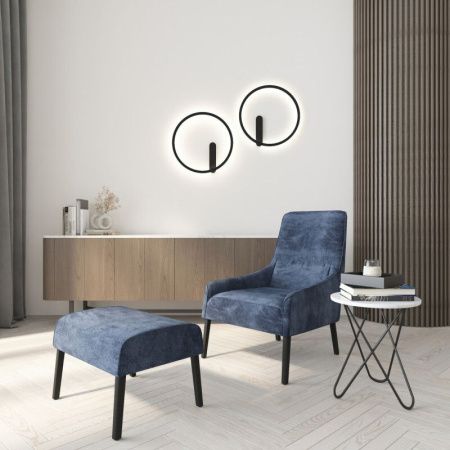 Светильник настенный Denkirs ROUND (РОУНД) DK5035-BK
