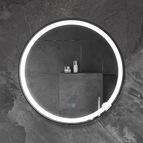 Зеркало в ванную Cezares CADRO CZR-SPC-CADRO-600-LED-TCH-WARM 60х60 цвет черный - фото 3