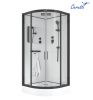 Душевая кабина Cerutti SPA VIVA101B 100х100 четверть круга с крышей ориентация универсальная