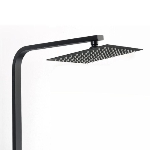 Душевая стойка D-Lin H10A24 настенная цвет черный - фото 5