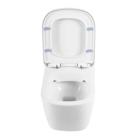 Чаша унитаза подвесная BelBagno ALBANO BB120CHR цвет белый без сиденья безободковая каскадный смыв